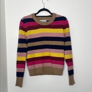 Cotton Emporium Striped Multicolor Sweater